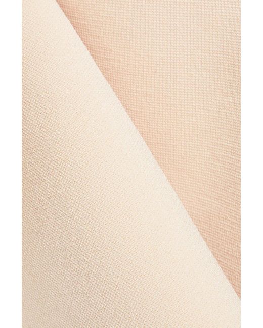 A.L.C. White Asymmetric One-shoulder Stretch-jersey Top