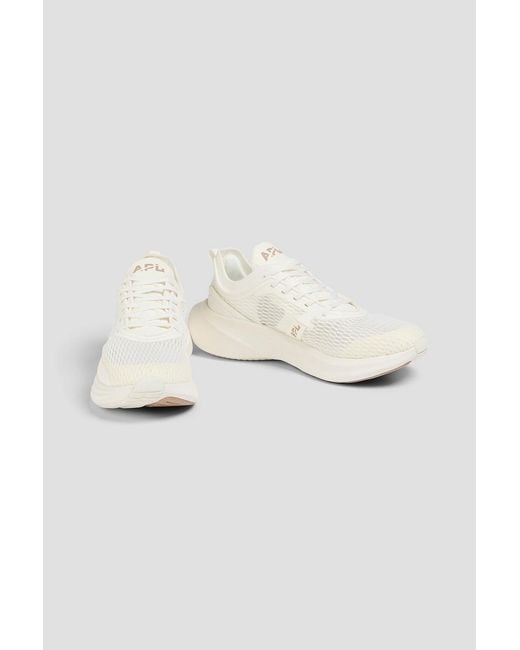 Athletic Propulsion Labs White Euphoria Mesh Sneakers