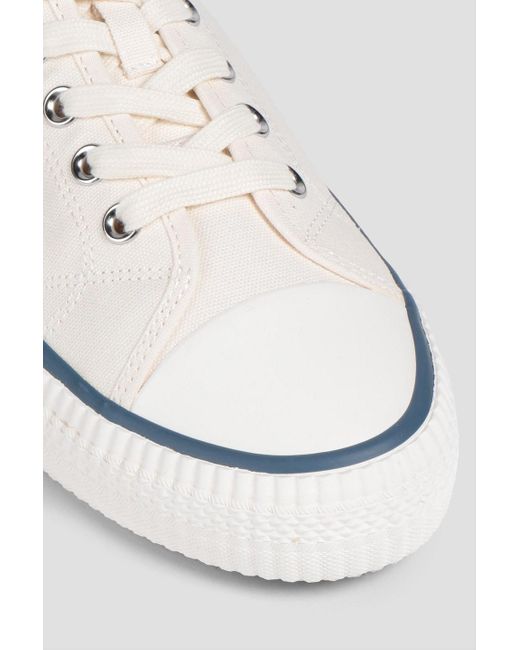 Paul Smith White Kolby Canvas Sneakers for men