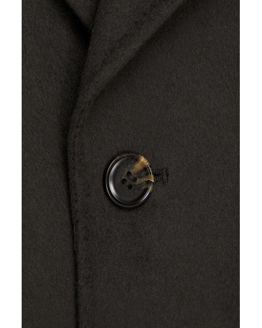 Nanushka Black Wool And Silk-blend Felt Blazer