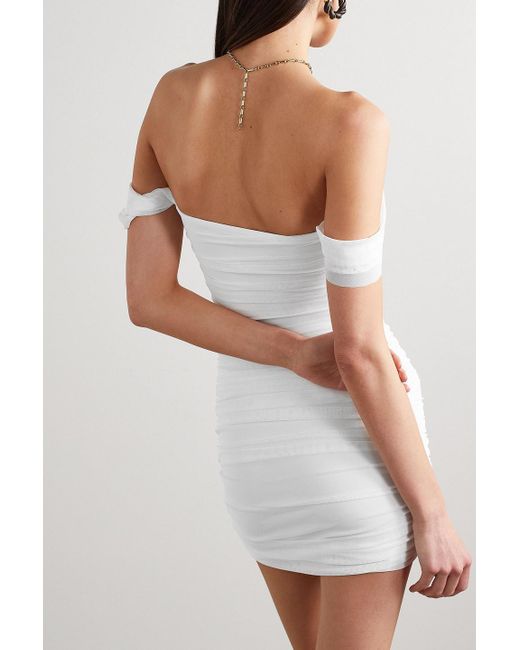 norma kamali walter mini dress Norma Kamali Walter Mini Dress with Winglet Sleeves