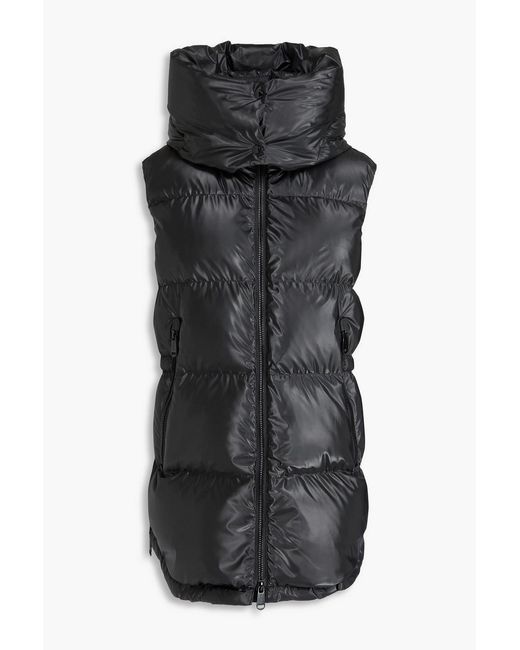 Goldbergh Black Flash Quilted Shell Down Vest