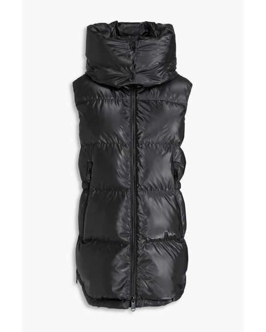Goldbergh Black Flash Quilted Shell Down Vest