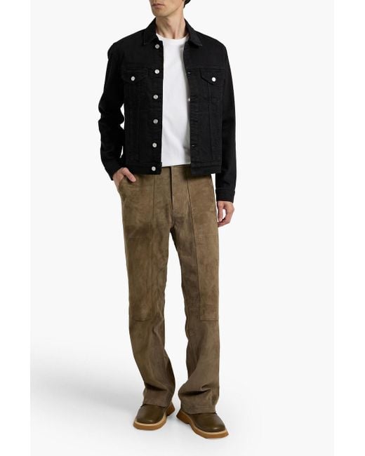 FRAME Natural Suede Pants for men