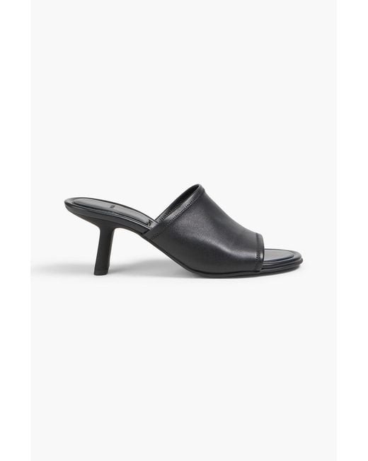 Vince Black Joan Leather Mules