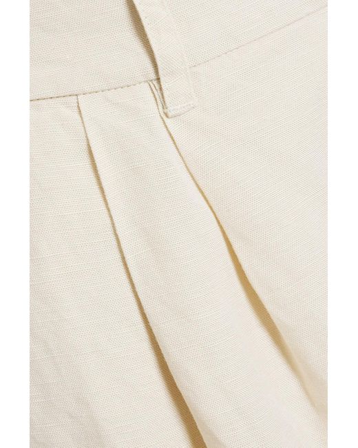Onia White Hose mit weitem bein aus einer leinen-lyocellmischung