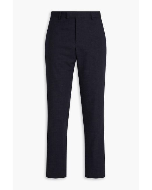 Sandro Blue Wool-twill Pants for men