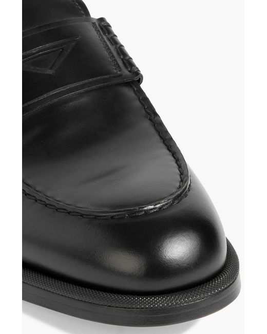 dunhill College Leather Penny Loafers in Black for Men | Lyst display picture 1