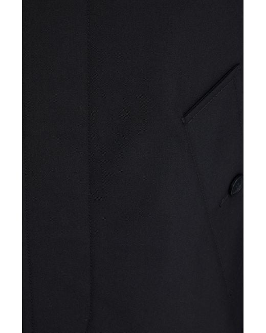 Sandro Black Twill Coat for men