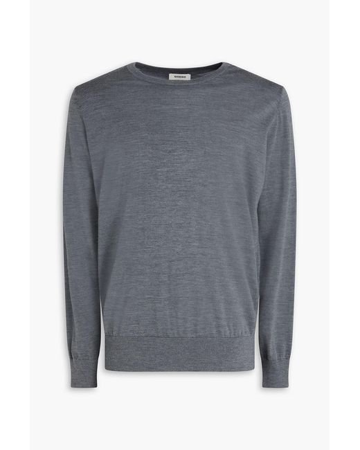 Sandro Gray Wool Sweater for men