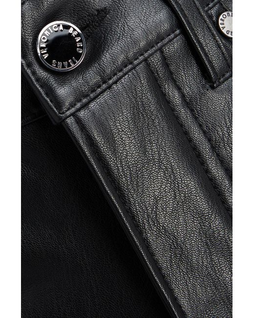 Veronica Beard Black Carson Flared Pants