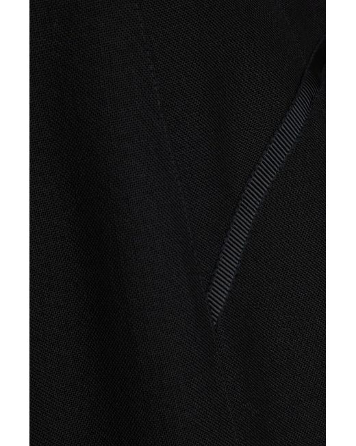 Thom Browne Black Wool-Crepe Maxi Dress