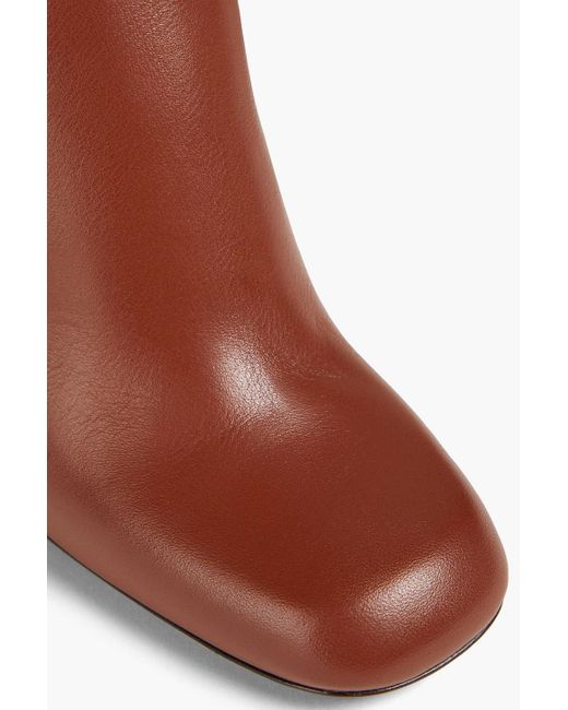Victoria Beckham Brown Leather Boots