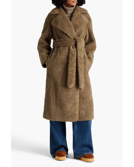 Joseph Natural Cabanis Double-breasted Camel Wool And Silk-blend Coat