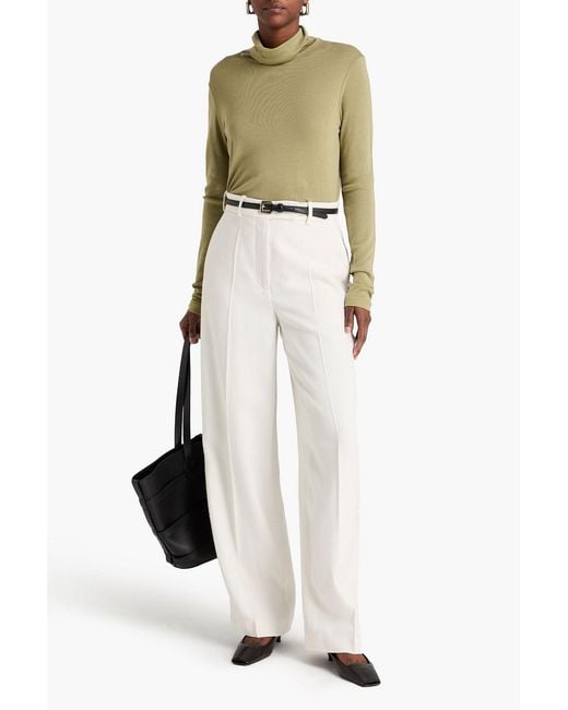 Rohe Green Merino Wool Turtleneck Sweater