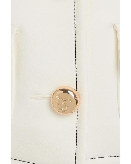 Sandro Natural Crepe Jacket