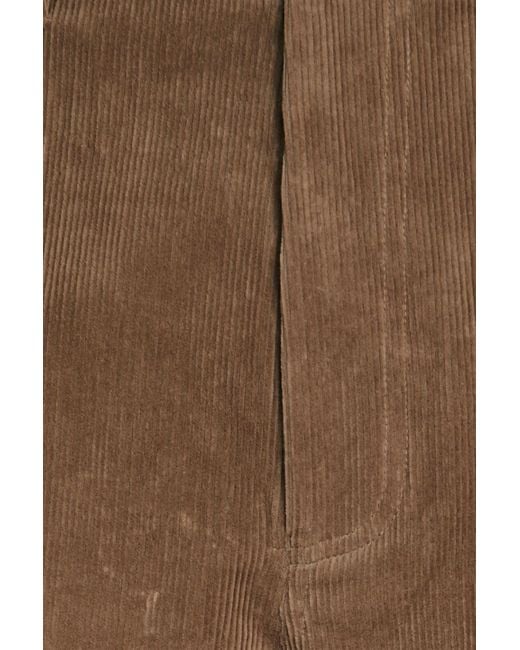 FRAME Brown Tapered Corduroy Pants for men