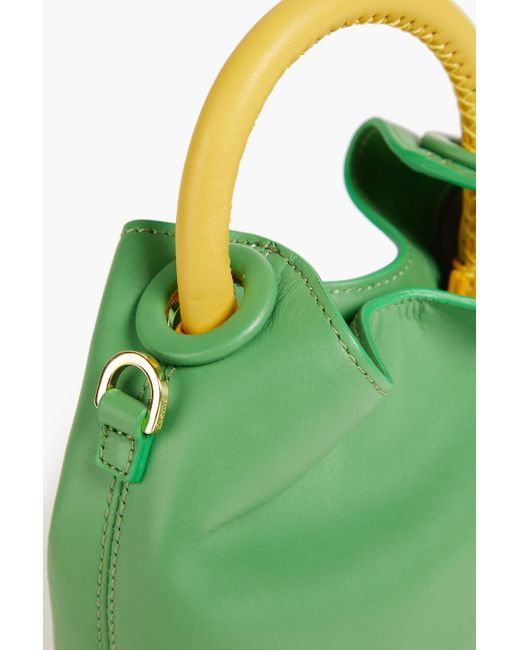 Elleme Green Madeiline Leather Tote