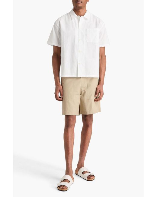 FRAME Blue Cotton-Poplin Shirt for men