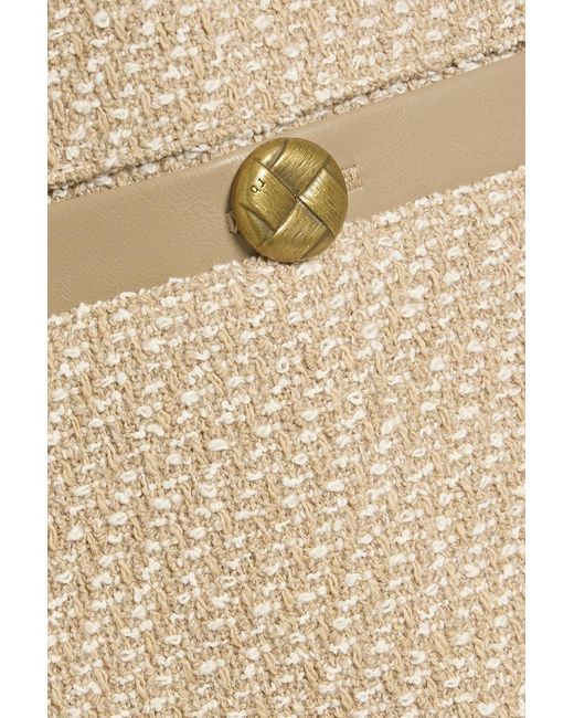 Rag & Bone Natural Frances Cotton-Blend Tweed Mini Dress