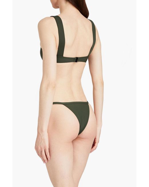 Bondi Born Green Eva halbhohes bikini-höschen