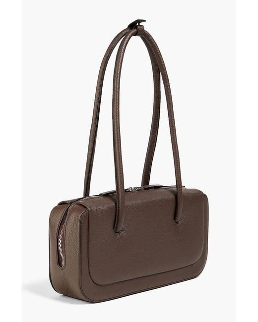 Aesther Ekme Brown Lagune Pebbled-leather Shoulder Bag