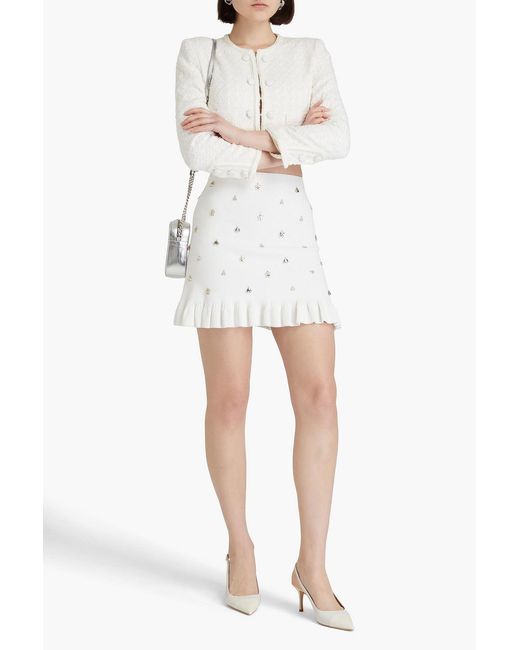 Sandro Natural Mini Skirt