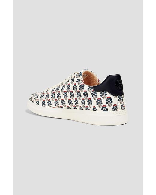 Tory Burch Metallic Howell Printed Leather Sneakers