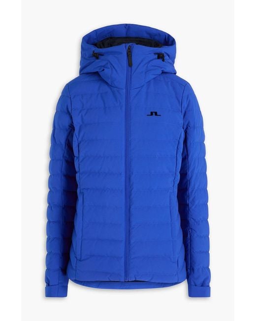 J.Lindeberg Blue Quilted Down Ski Jacket