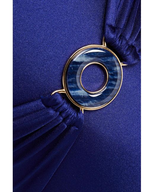 Zimmermann Blue Badeanzug mit paisley-print