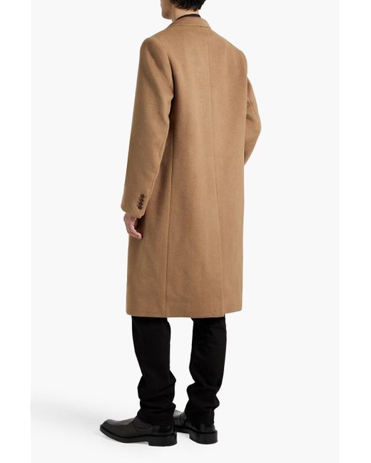 Alex Mill Natural Abram Wool-Blend Felt Coat for men