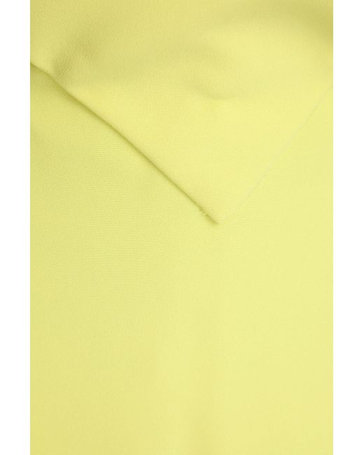 Emilio Pucci Yellow Midikleid aus twill mit cut-outs