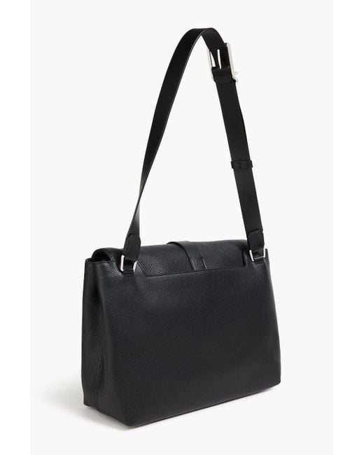 Dunhill Messenger bag aus narbenleder in Black für Herren