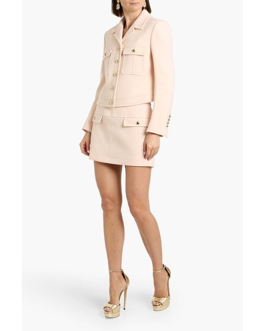 Tom Ford Natural Cropped Wool-Blend Jacket