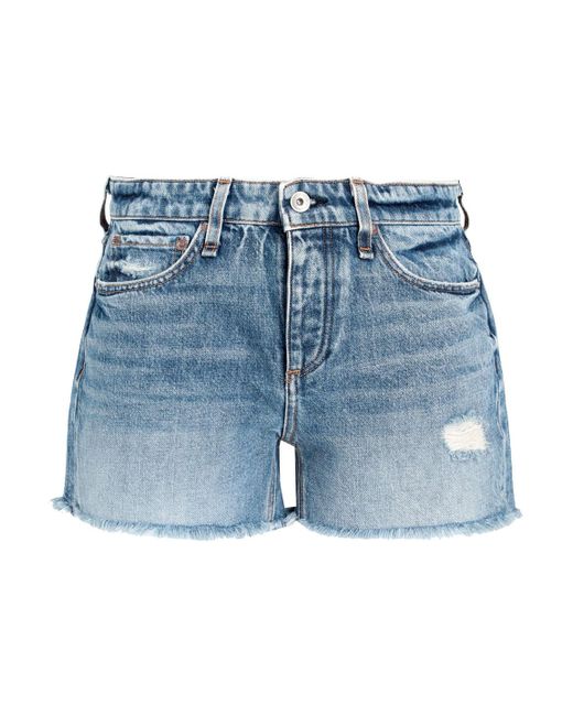 Rag \u0026 Bone Dre Distressed Denim Shorts 