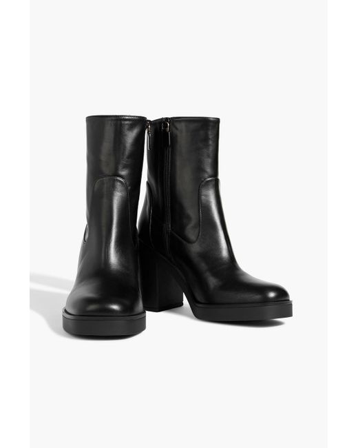 Stuart Weitzman Black Bethenny 80 ankle boots aus leder