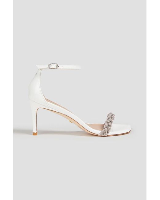 Stuart weitzman patent leather sandals new arrivals