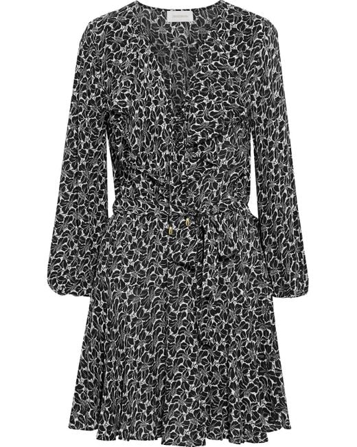 Zimmermann cascade top wrap dress