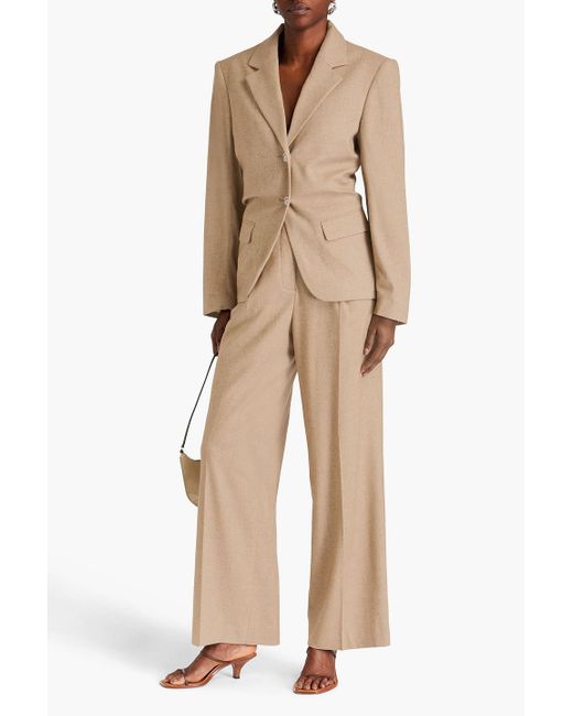 REMAIN Birger Christensen Natural Donegal Tweed Blazer