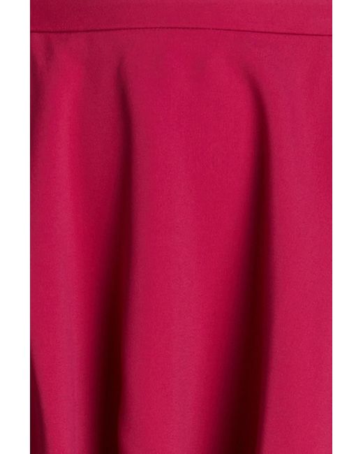 RED Valentino Red Crepe Mini Skirt