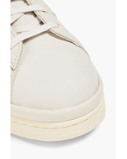 Y-3 White Hicho Nubuck Sneakers for men