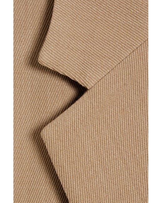 Proenza Schouler Natural Laurie blazer aus twill aus einer wollmischung