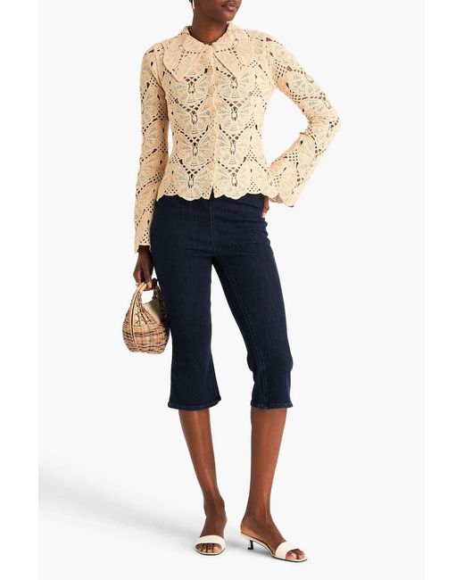 By Malene Birger Natural Gwenevere Crocheted Cotton Shirt