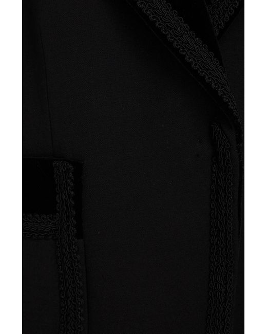 Dolce & Gabbana Black Blazer aus einer wollmischung