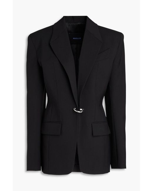 Mugler Black Wool Blazer