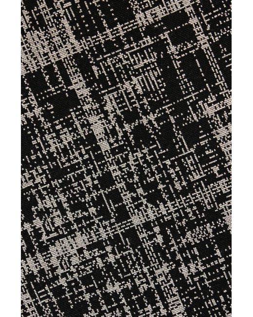 Rosetta Getty Black Jacquard Maxi Dress