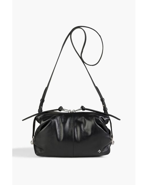 Rag & Bone Cross Commuter Leather Shoulder Bag in Black Lyst