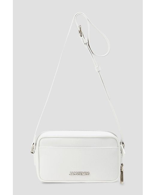 Jacquemus Le Leather Shoulder Bag in White Lyst