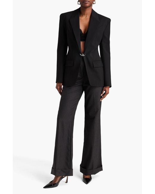 Mugler Black Wool Blazer