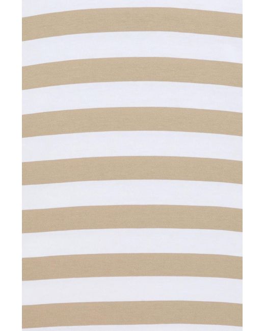 Theory Natural Striped Pima Cotton-jersey T-shirt